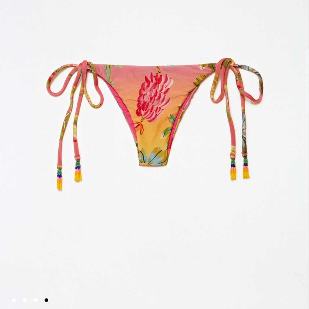 FARM RIO ombré forest bikini bottom